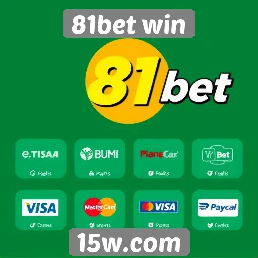 Métodos de pagamento oferecidos pelo 81bet win